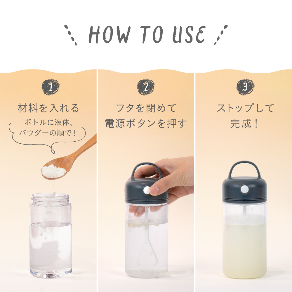 macaful(マカフル)　マルチシェイカー　MKS-1B-K