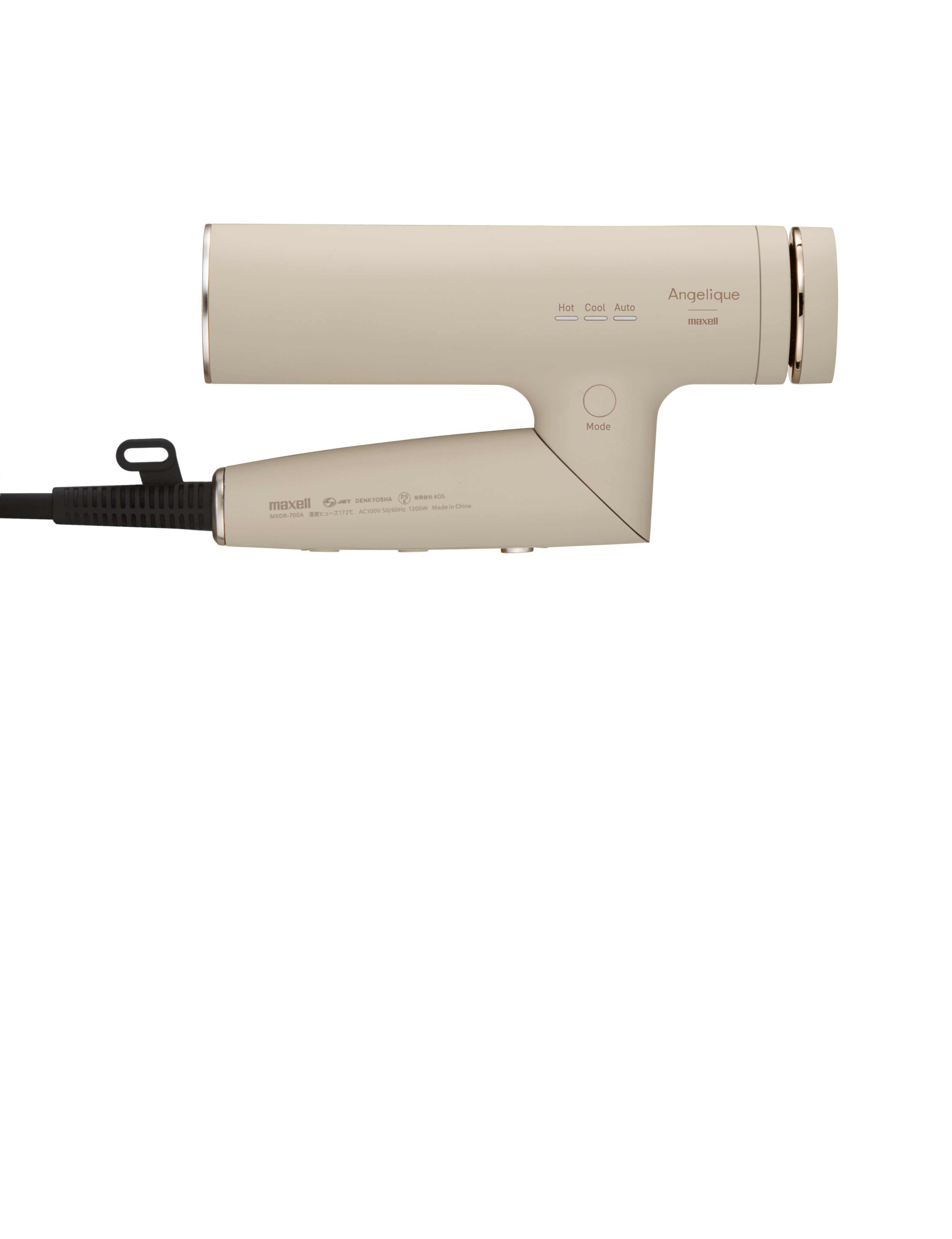 マクセル AngeliqueプラズマイオンヘアドライヤーMXDR-700A-BE