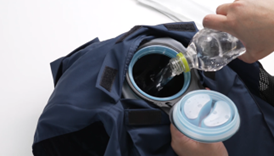 モバイルバッテリーで動く、涼感水冷ベスト DCV-200