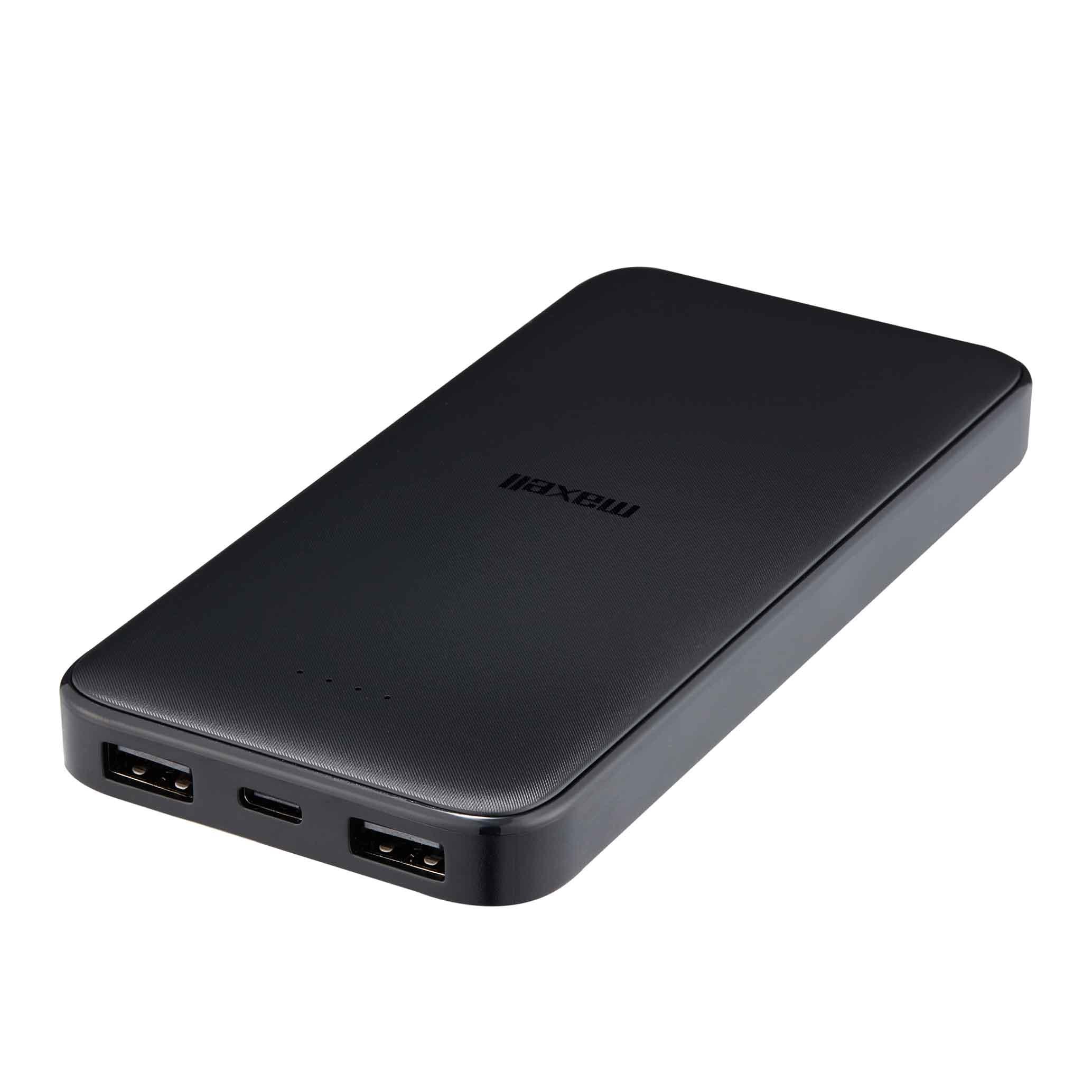 マクセル Maxell USB Type-C対応モバイルバッテリー 10000mAh 薄型コンパクトブラック MPC-CE10000BK