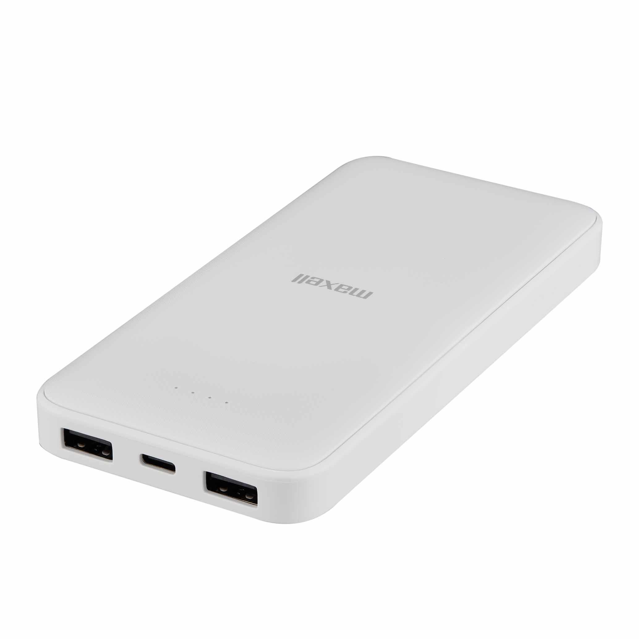 マクセル Maxell USB Type-C対応モバイルバッテリー 10000mAh 薄型コンパクト ホワイト MPC-CE10000WH
