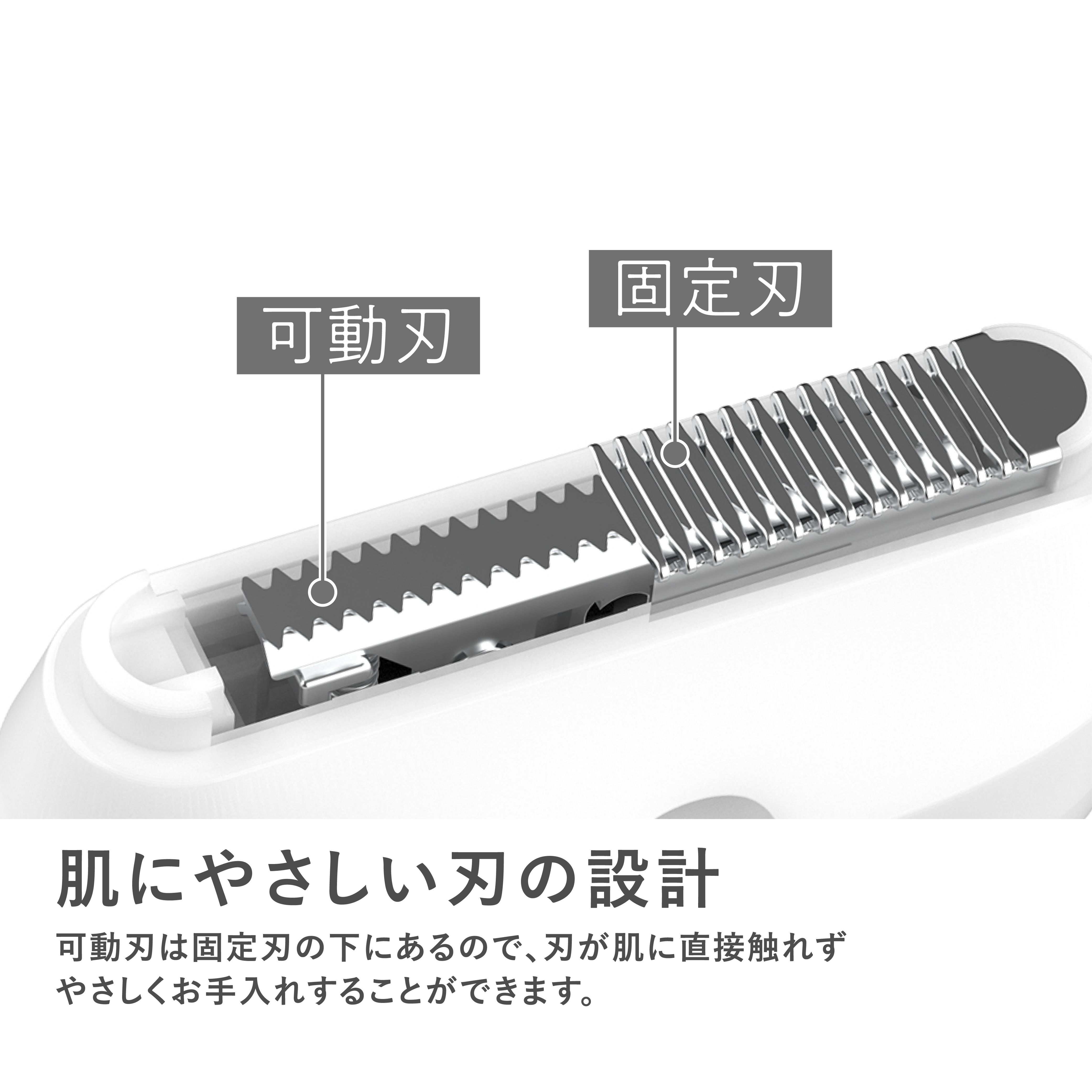 マクセル Angelique アンジェリーク コンパクトボディシェーバー　MXBS-300.BE