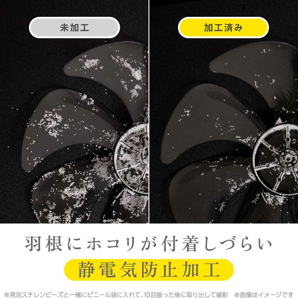 ゼピール DCリビング扇風機　ZFL-D4AEC-W