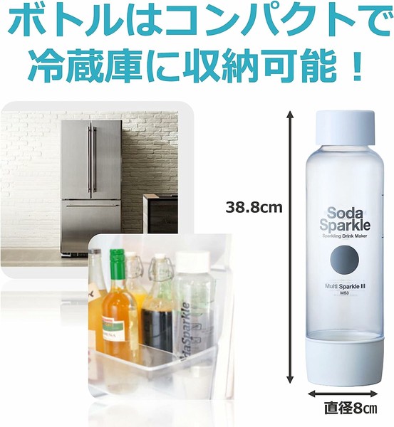 ソーダスパークル マルチスパークルII パールホワイト MS2-1-W
