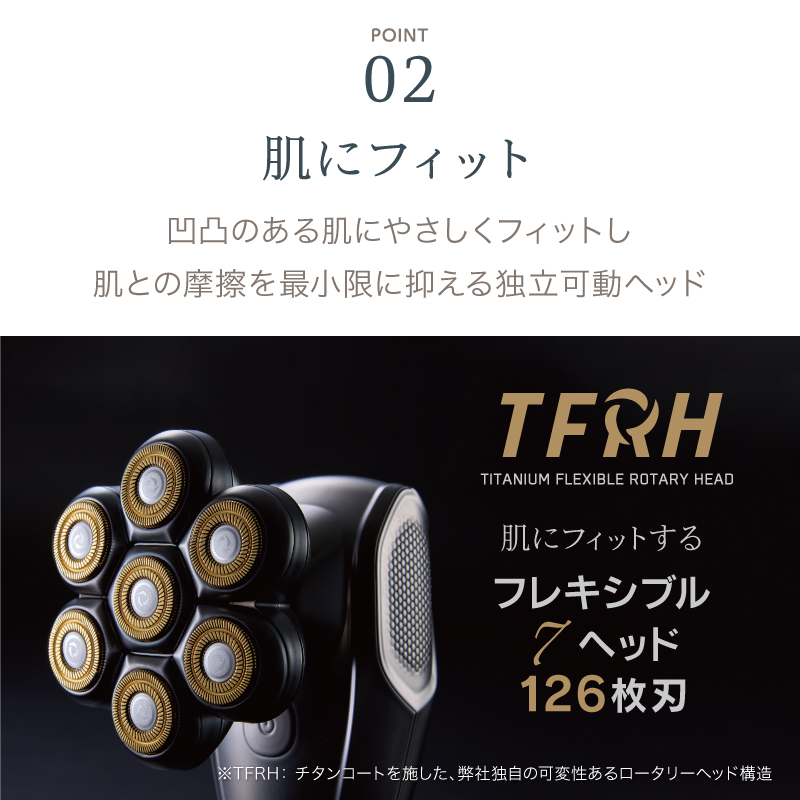 APIX BEAUM 7ヘッドボディシェーバー ASV-B07 (GY)