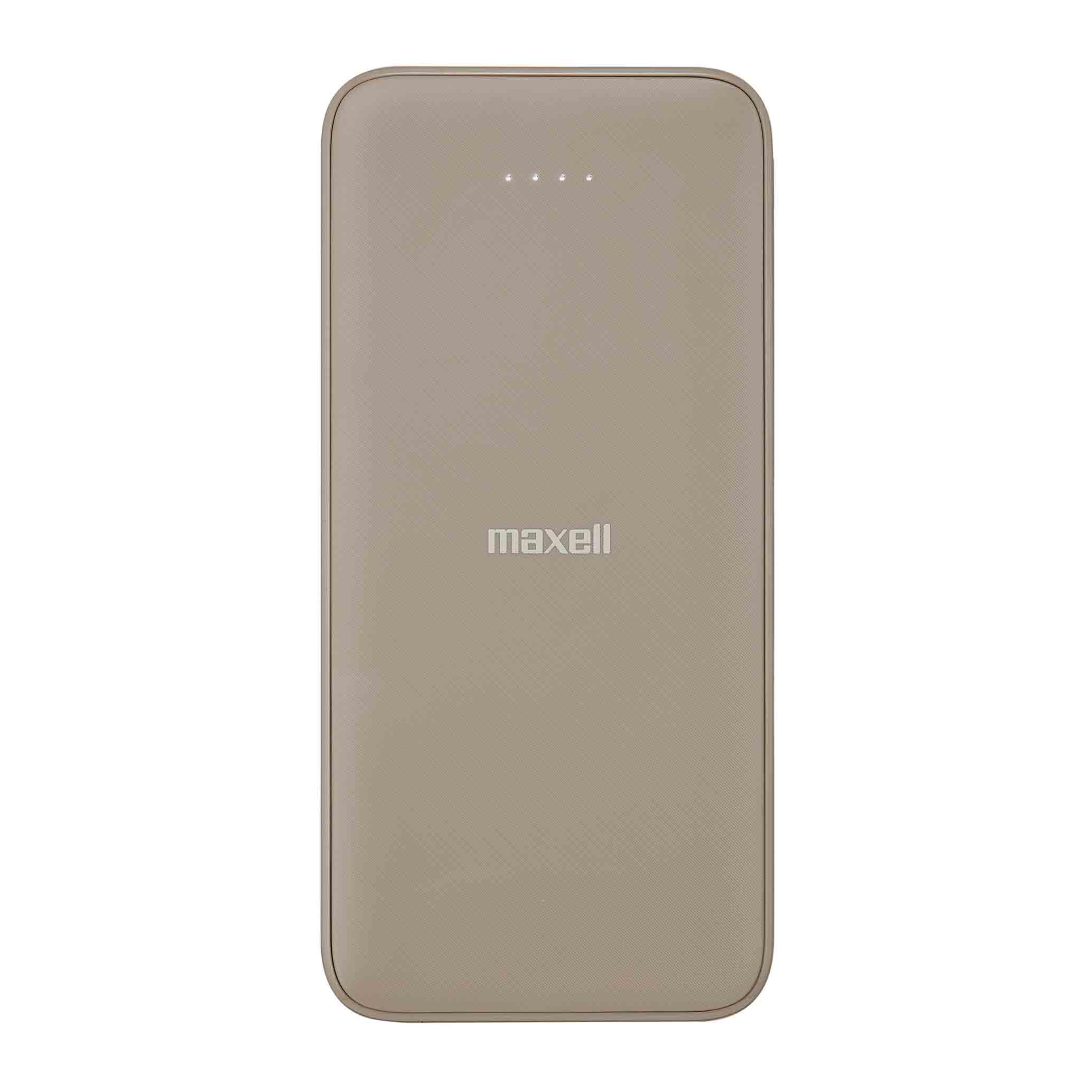 マクセル Maxell USB Type-C対応モバイルバッテリー 10000mAh 薄型コンパクト ベージュ MPC-CE10000BE