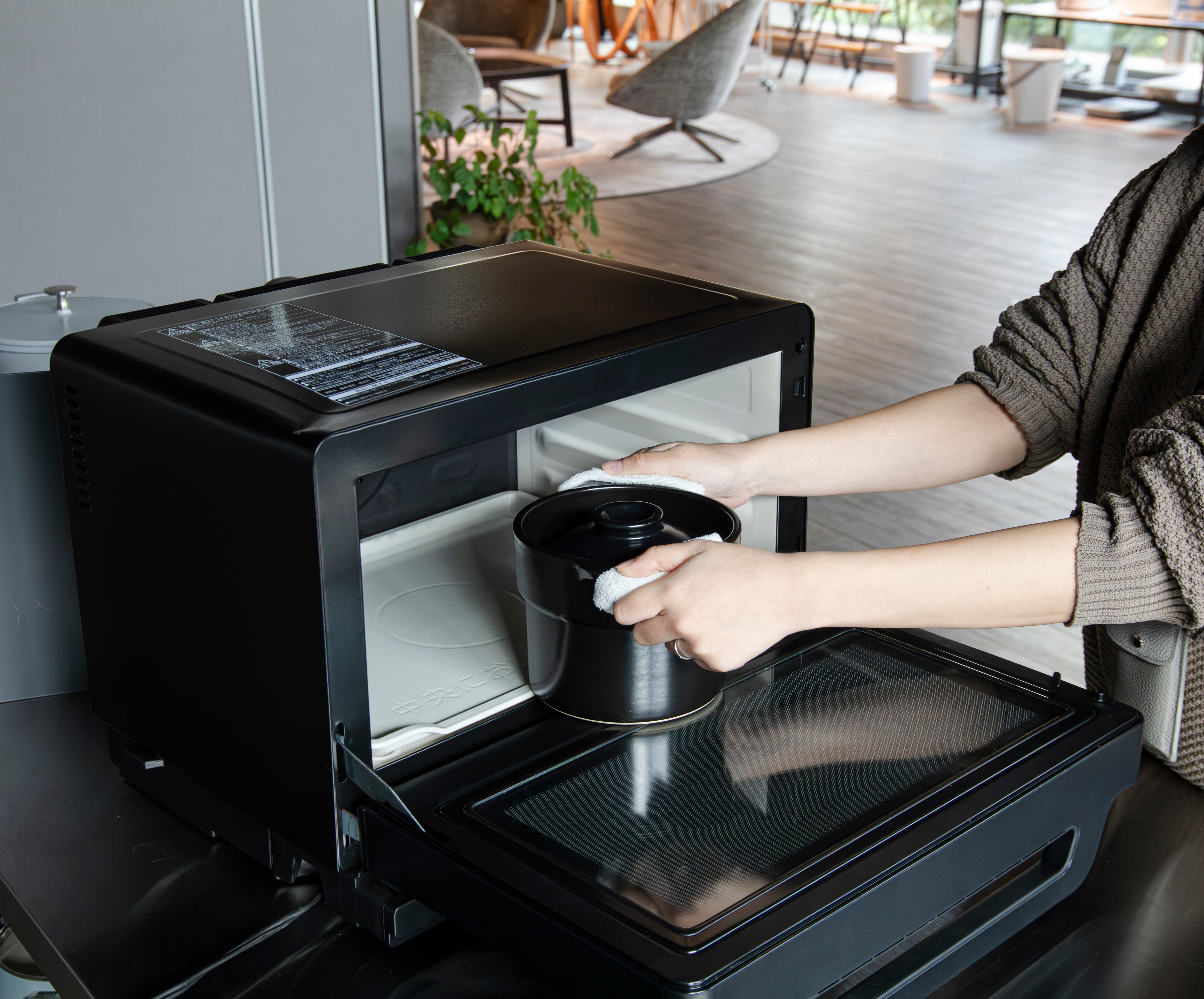 CCP 電子レンジ調理土鍋「TETTORI」BF-DN97-BK