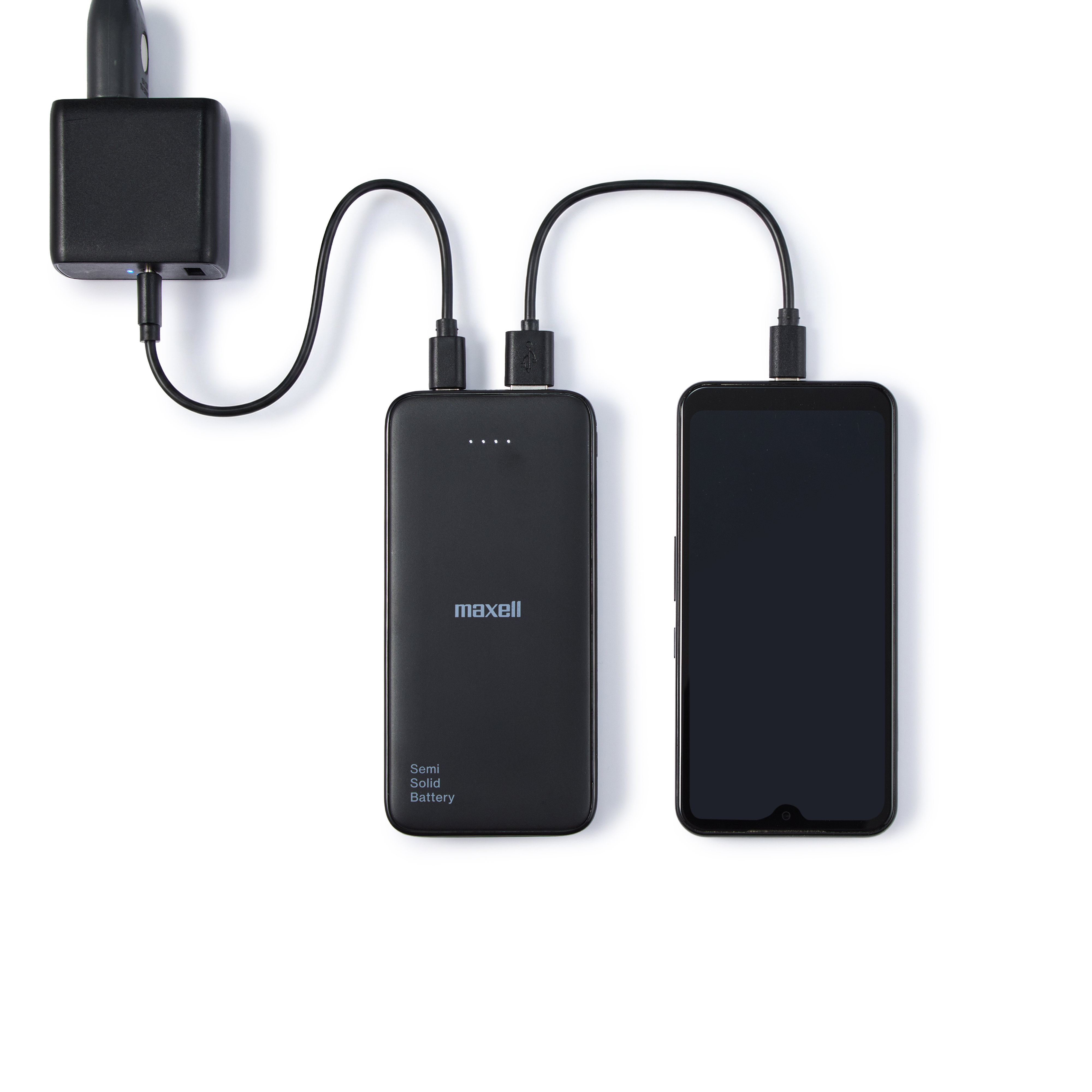マクセル 【PSE適合品】半固体電池採用モバイル充電バッテリー MPC-CSSB10000BK