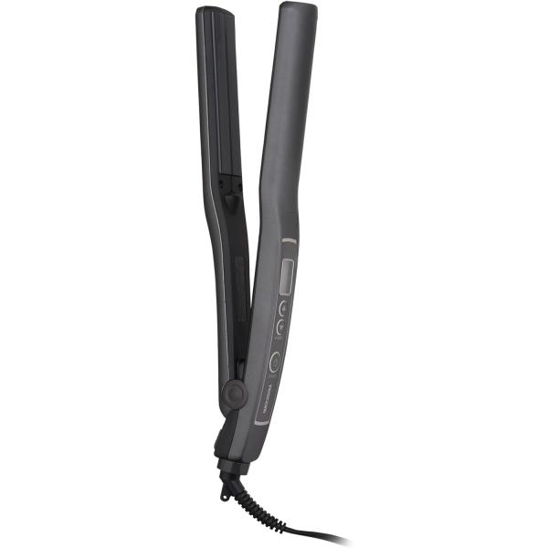 テスコム ヘアアイロン ストレートアイロン 26mm 海外対応 温度調整/メモリー 自動OFF 開閉ロック ラク抜きプラグ ブラック TS460A-K