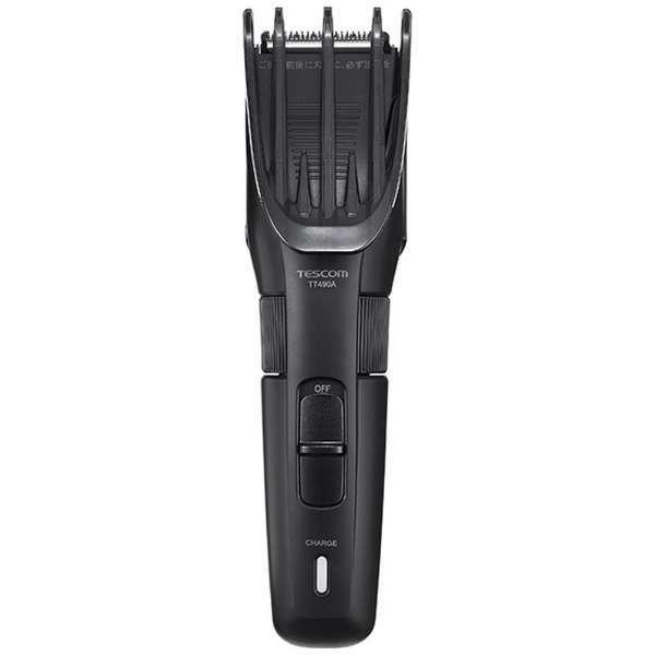 テスコム ヘアカッター バリカン 充電・交流式 ブラックTT490A(K)