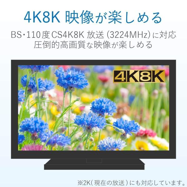 DXアンテナ 分配プラグ 2K 4K 8K 対応 2分配 金メッキ端子 テレビ・レコーダー増設用 2DLGS(B)