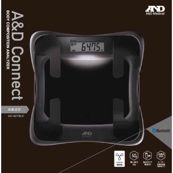 A&D Bluetooth内蔵 体組成計 UC-421BLE(B)