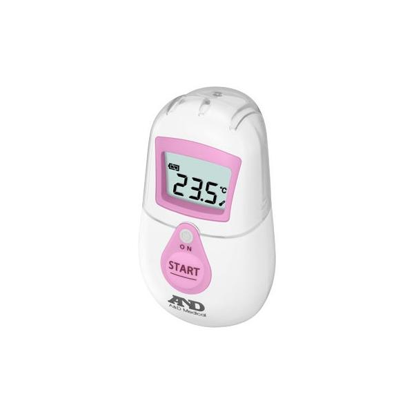 A&D 非接触体温計 でこピッと ピンク UTR-701A-JC2