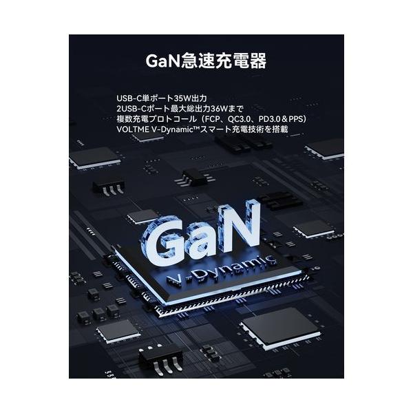 ボルトミー VOLTME USB急速充電器 Revo 35 Duo C+C USB PD(パワーデリバリー)対応 35W USB-C×2ポート 折りたたみ式プラグ ホワイト V2138