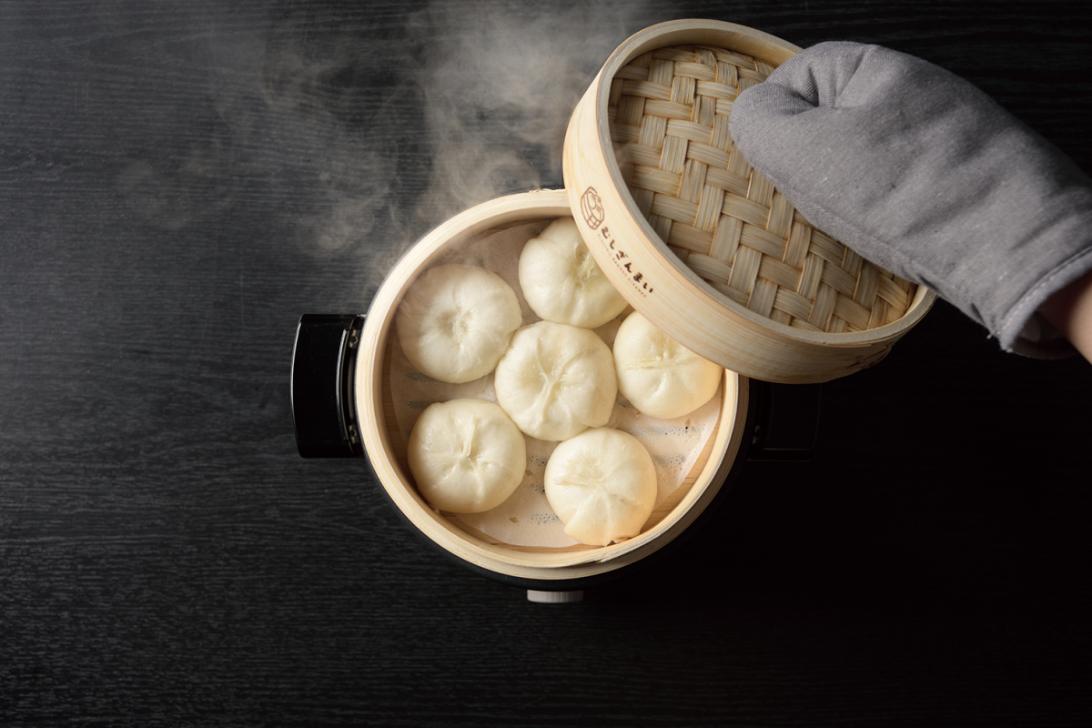 アピックス 電気せいろ蒸し器 むしざんまい AMZ-450(GY)