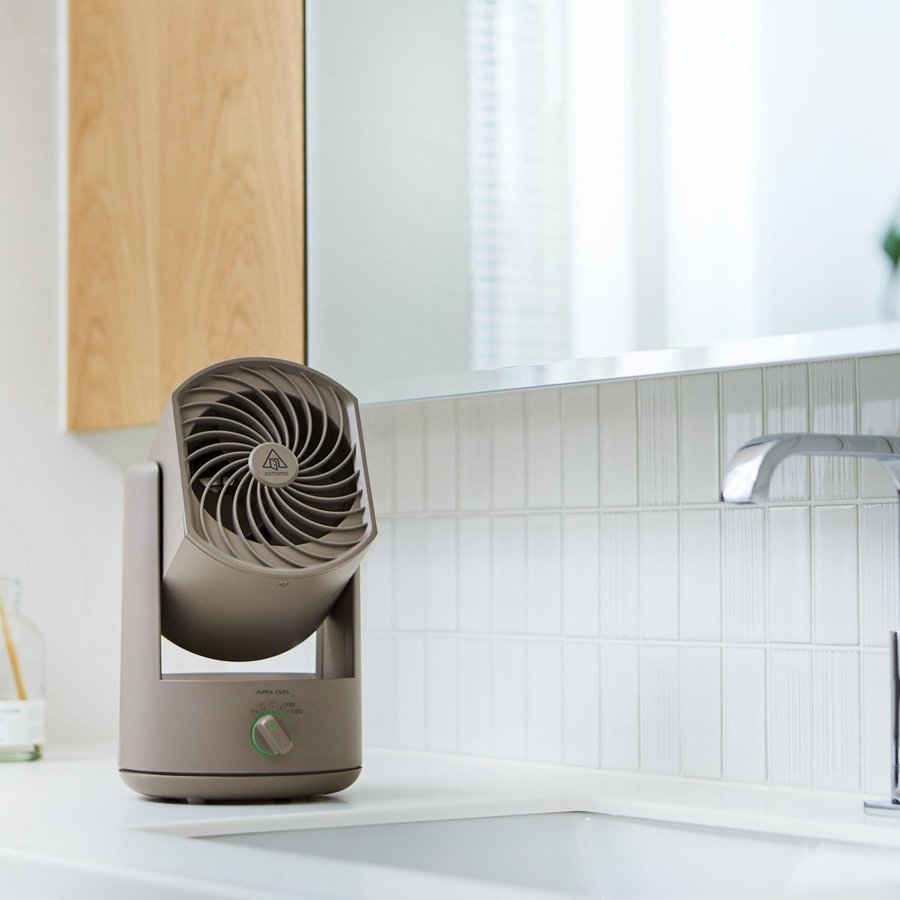 アピックス SOTOMO DCモーター搭載 充電式 フォールディング サーキュレーター AFC-270B(GY)