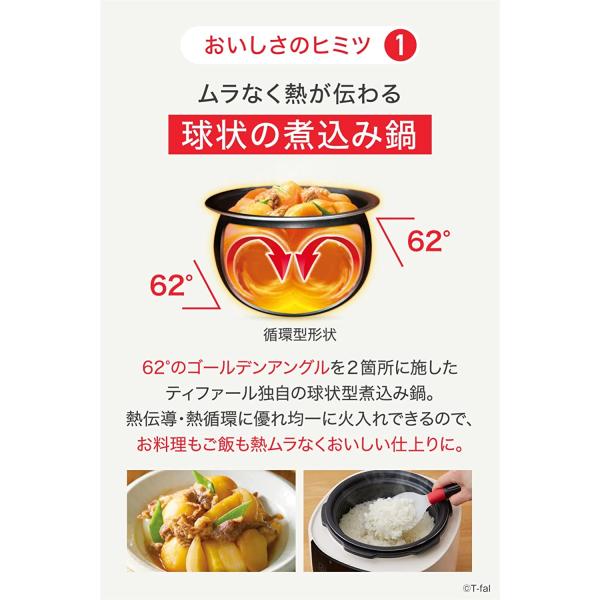 ティファール 電気圧力鍋 ラクラ・クッカー コンパクト CY3511JP