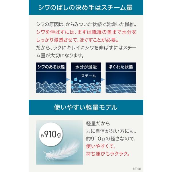 ティファール パワフル連続スチーム 衣類スチーマー アクセススチーム イージー DT7131J0