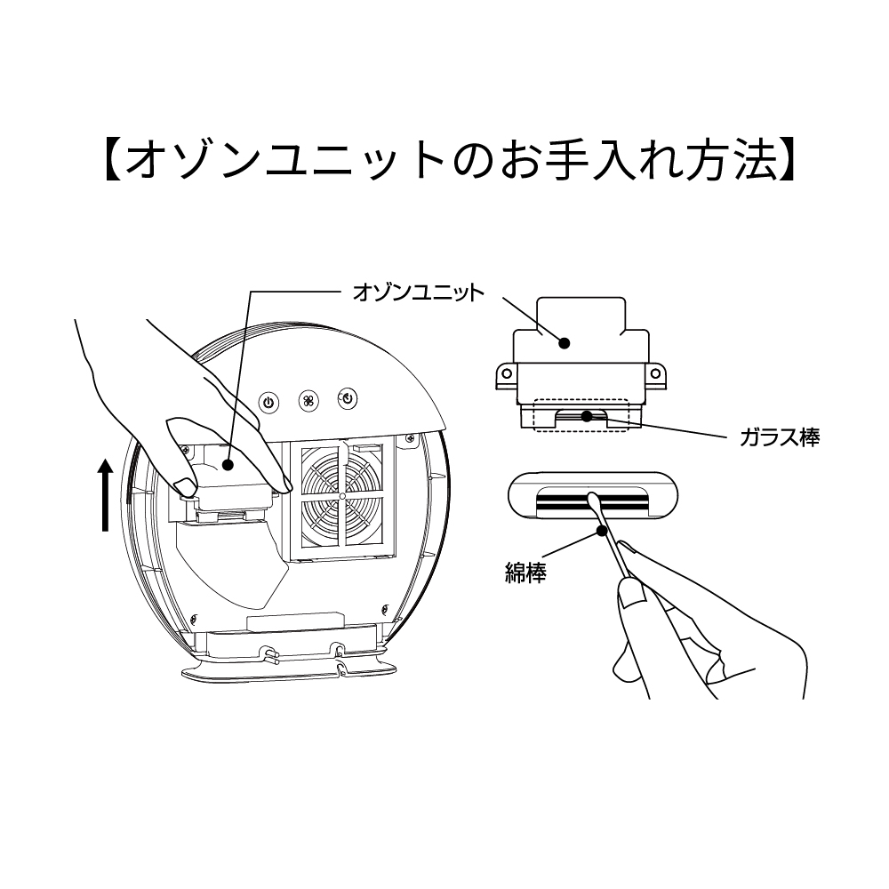 マクセル オゾネオ技術搭載消臭器 MXAZ-AE290 WH