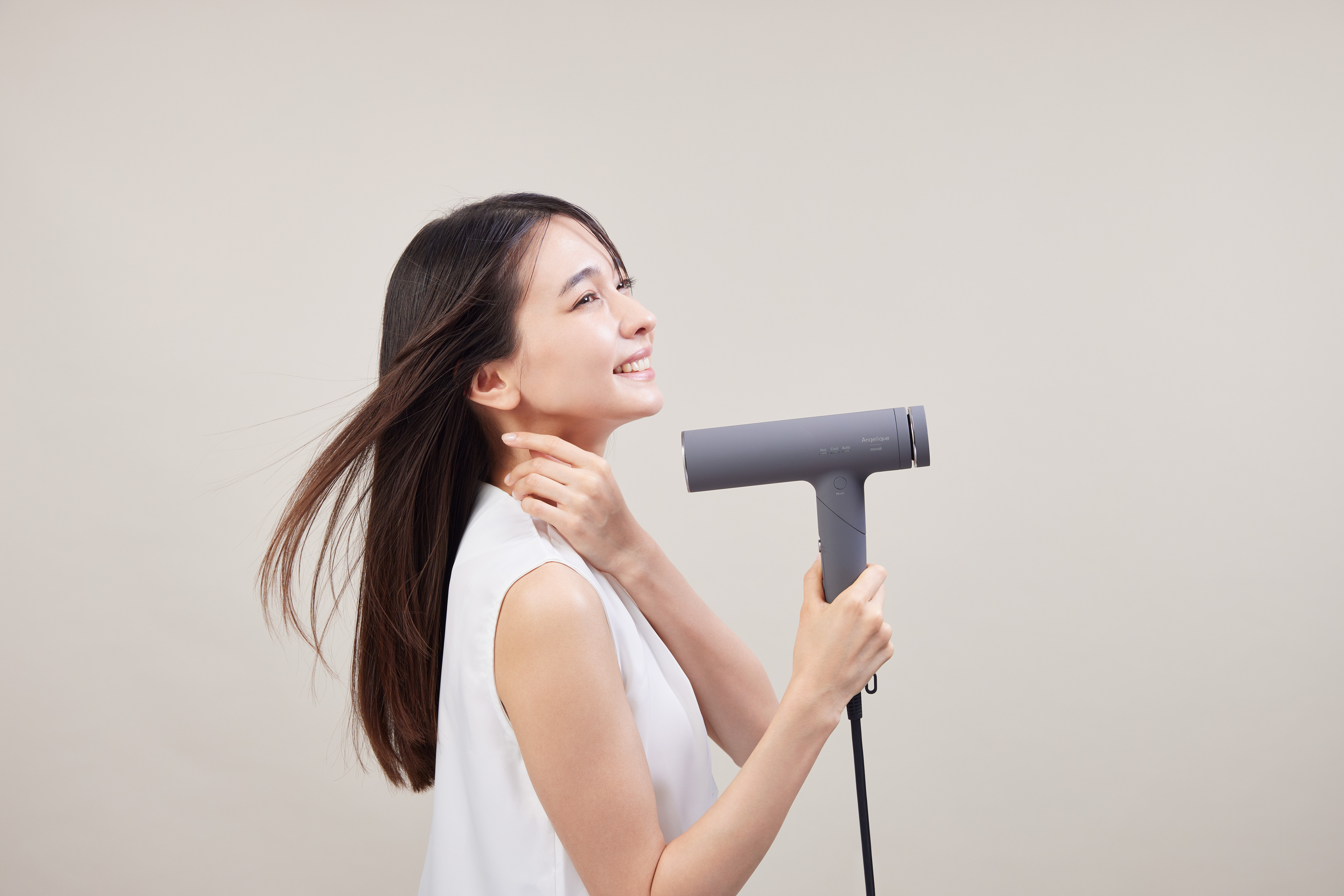 マクセル AngeliqueプラズマイオンヘアドライヤーMXDR-700A-GY