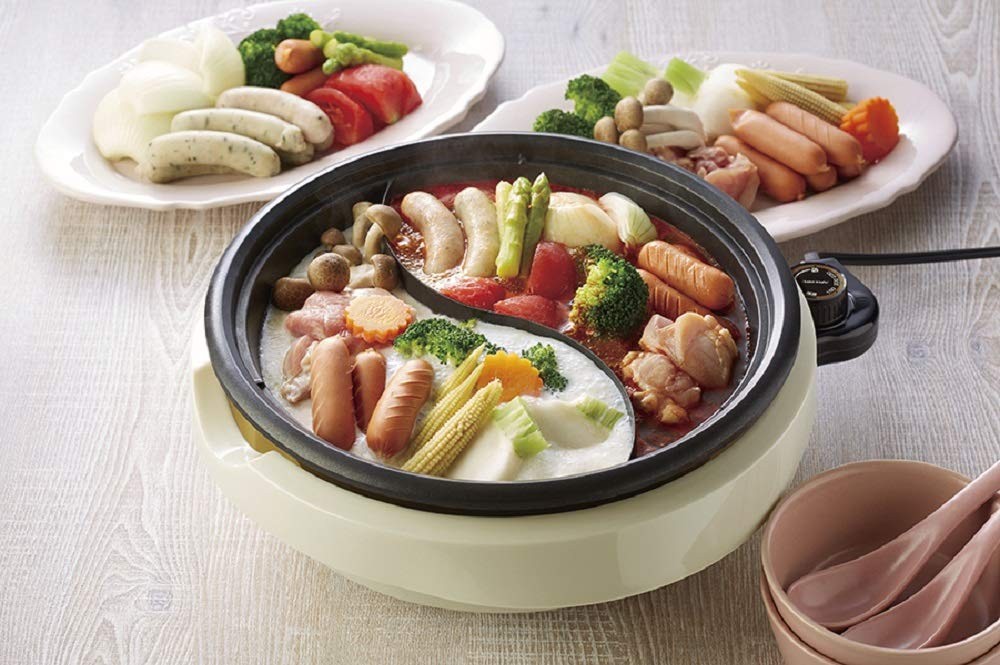 APIX アピックス 電気二食鍋 アイボリー FSKP-0938 IV