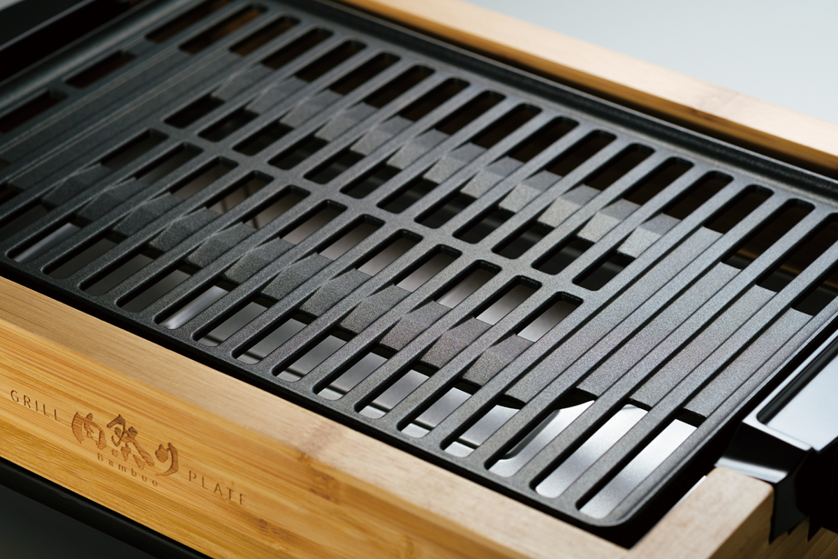 アピックス 減煙グリルプレート 肉祭り バンブー AGP-242(BB)