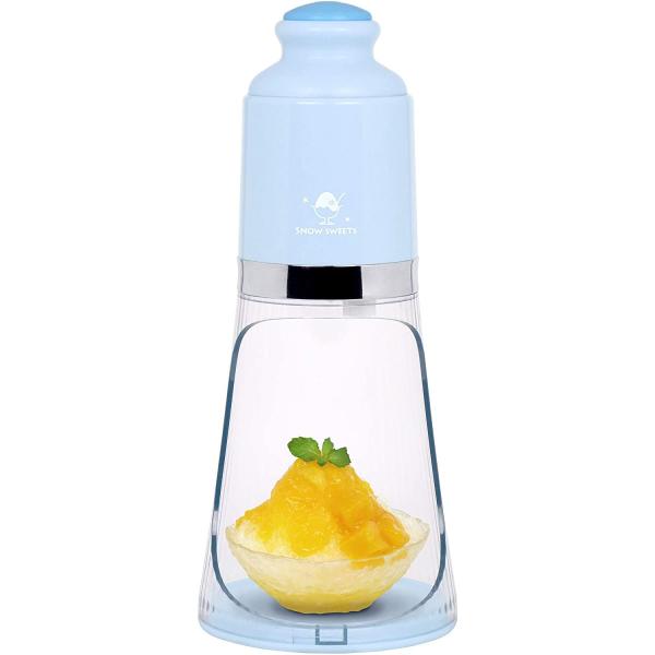 ゼピール 電動かき氷器 スノーブルー DSI-W100P-BL