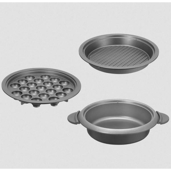 テスコム グリルなべ プレート3枚 深鍋 たこ焼き 焼肉 GP9100H