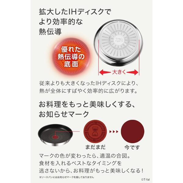 ティファール 鍋 フライパン 9点 セット 着脱式取っ手 蓋 付 インジニオ・ネオ IHステンレス・アンリミテッド セット9 IH対応 L97090