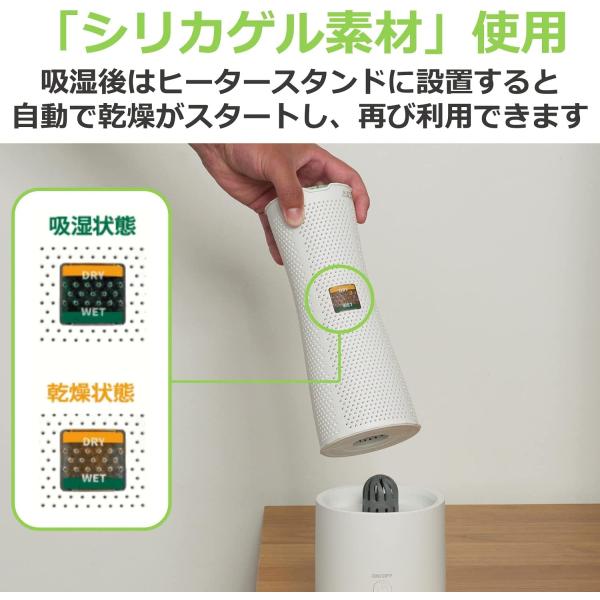シーシーピー 繰り返し使える 小型除湿器 ドライボス DRY BOSS ZJ-MF70-GR