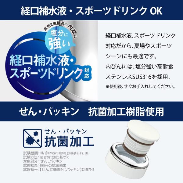 ピーコック 水筒 マグ ボトル 容量 真空断熱二重構造 スポーツドリンク 対応 保冷 保温 魔法瓶 インディゴ ブルー AKW-35(A)