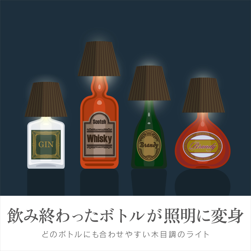 ゼピール ボトルライト ブラウン ZLZ-10JA-T