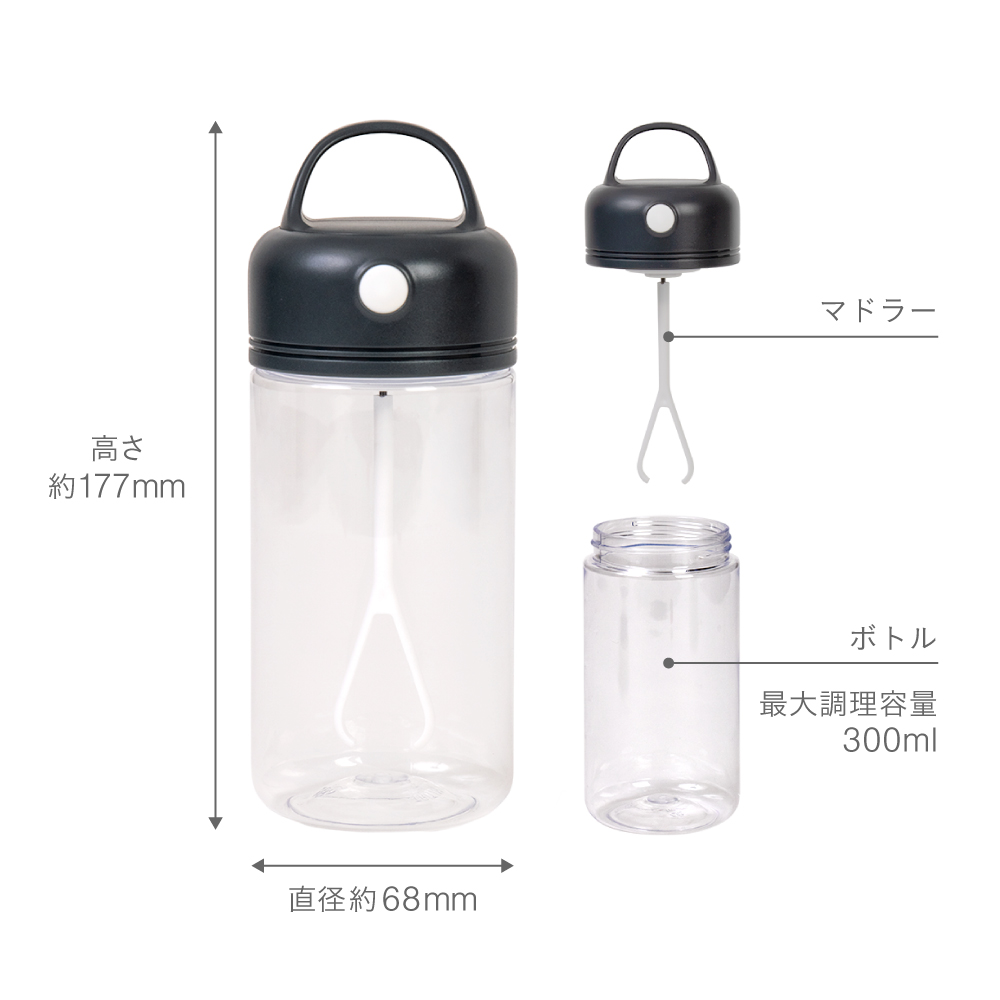 macaful(マカフル)　マルチシェイカー　MKS-1B-K