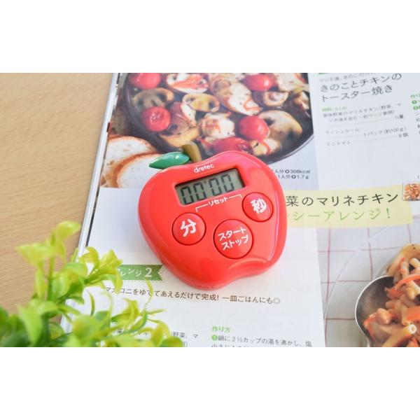 ドリテック りんごタイマー レッド T-534RD