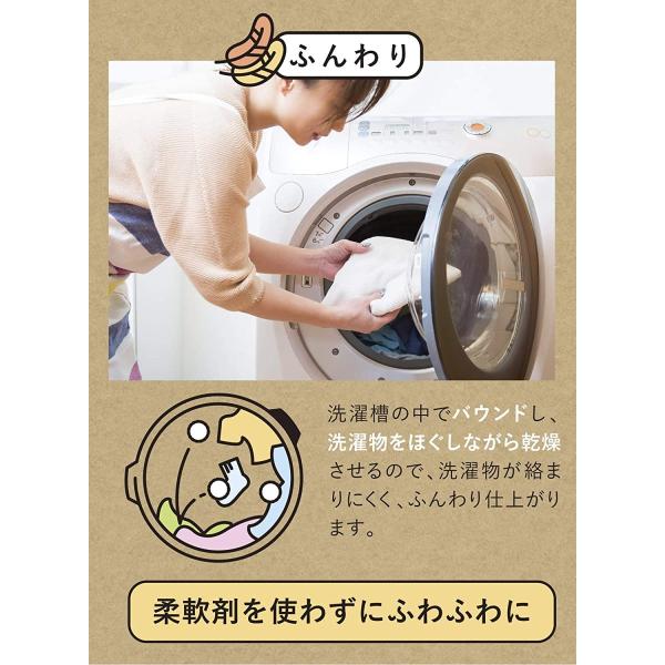 シービージャパン ドライヤーボール 3個入 ドラム式専用 収納袋付き 乾燥時間短縮 Kogure ドライヤーボール3P