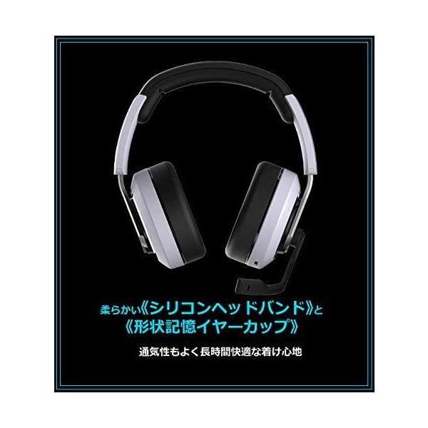 WizarD 2.4G&Bluetooth5.1 ワイヤレス ゲーミング ヘッドセット 7.1chバーチャルサラウンド 低遅延 HK21C1