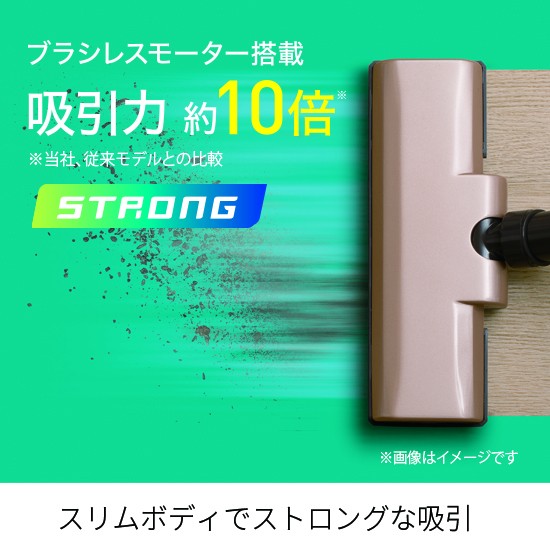 CCP コードレス極軽スティッククリーナー ストロング CM-DC94-GD