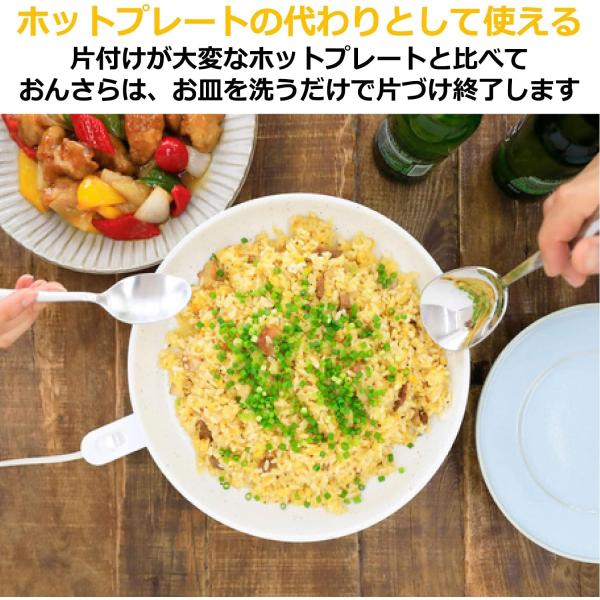 シーシーピー CCP ヒーター付き保温プレート おんさら 温皿 ZHM-DW71-WH