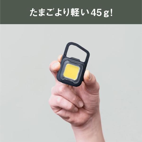 ムサシ RITEX 充電式スーパーフラッシュライト 6W 防水仕様 ブラック COB-WL005BK