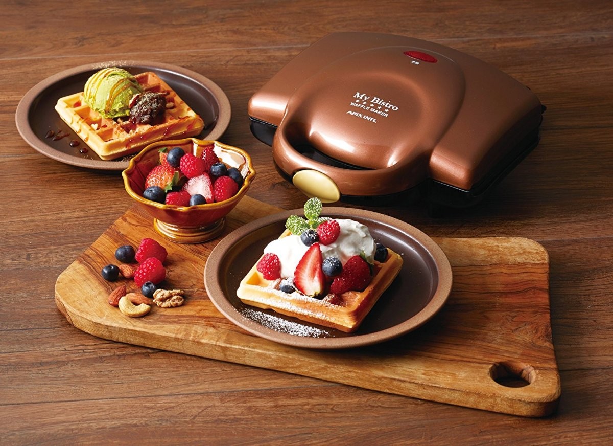 APIX アピックス My Bistro ワッフルメーカー ASW-284-BR
