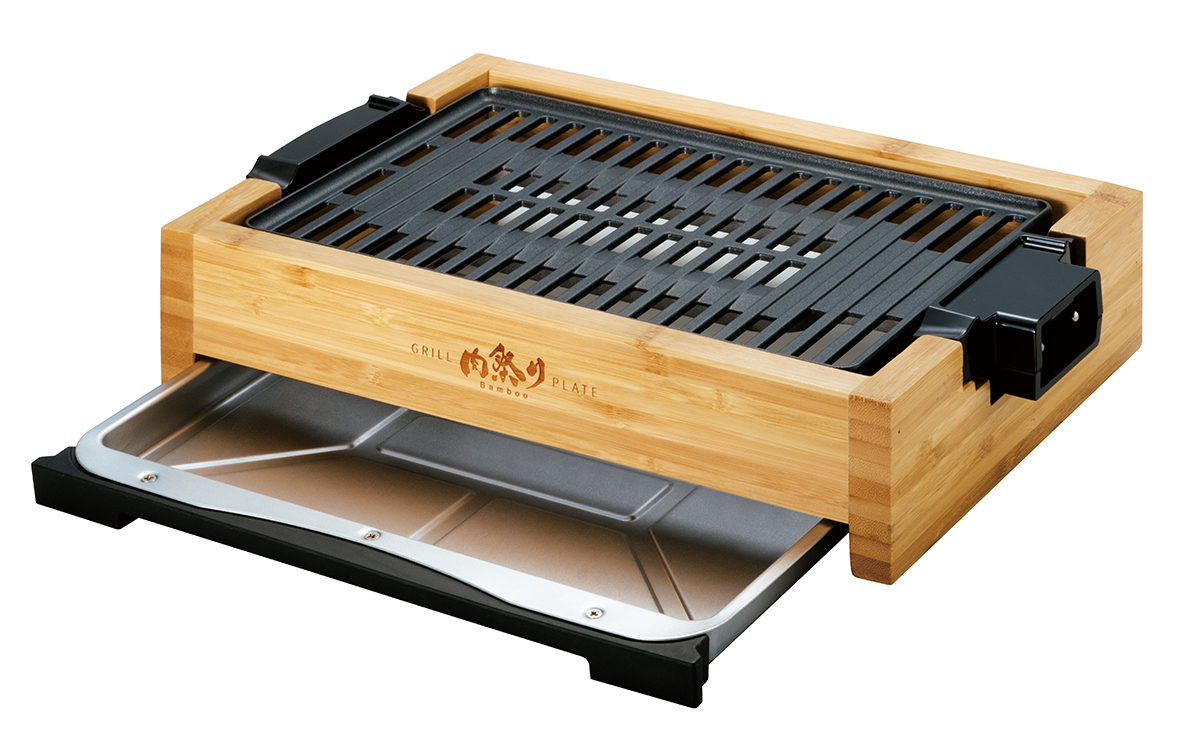アピックス 減煙グリルプレート 肉祭り バンブー AGP-242(BB)