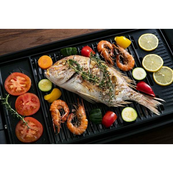 ピーコック DINING BBQ 電気焼肉器 減煙ワイドタイプ ブラック WY-E130(B)