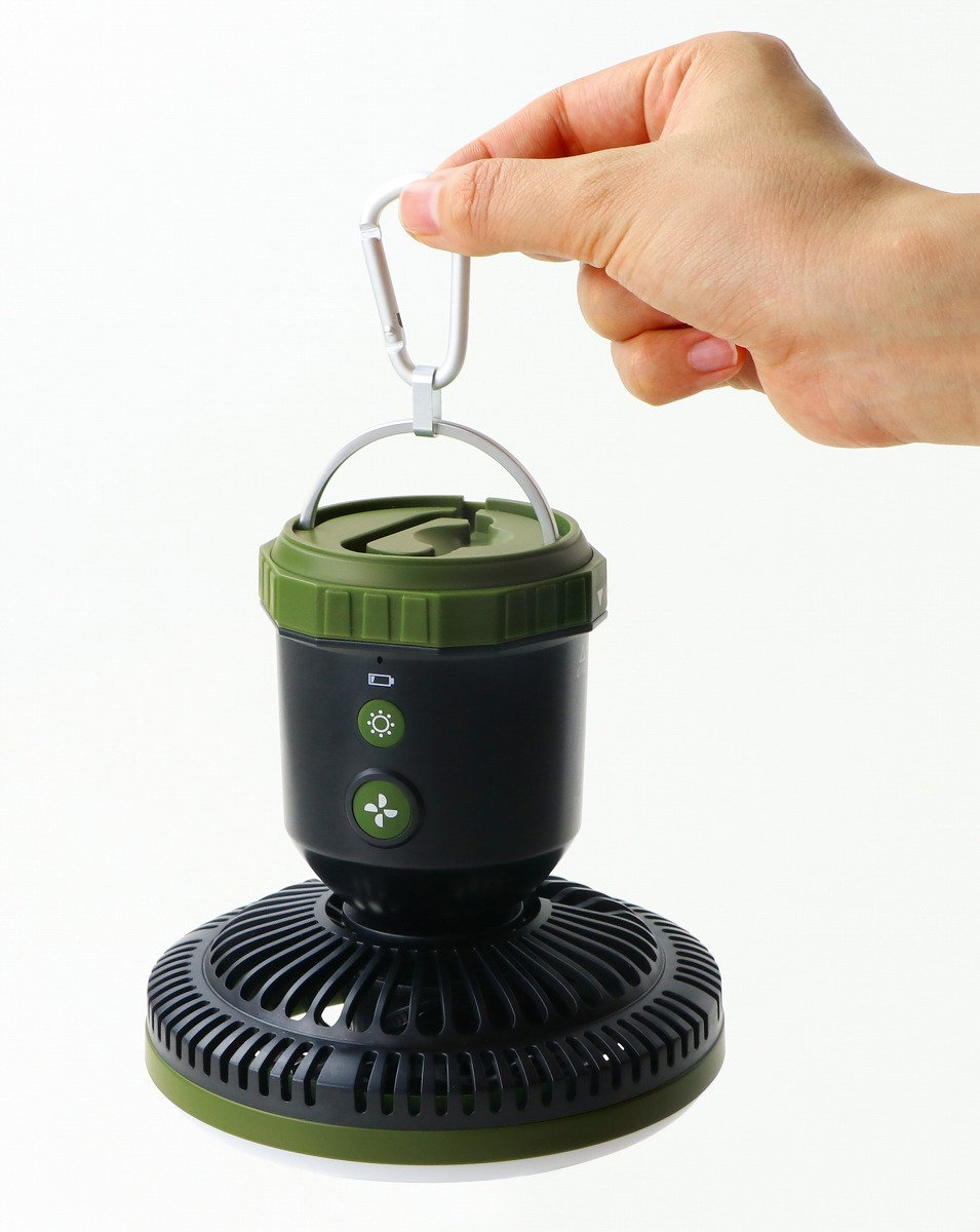 訳あり 箱不良 ゼピール モバイルライトファン DLF-H09L