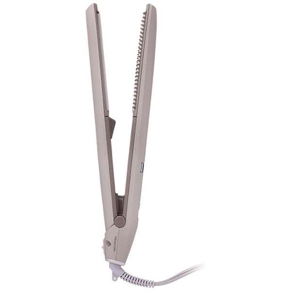 テスコム プロテクトイオン ワイドプレートストレートアイロン 国内・海外対応 クレイベージュ TS750A(C)