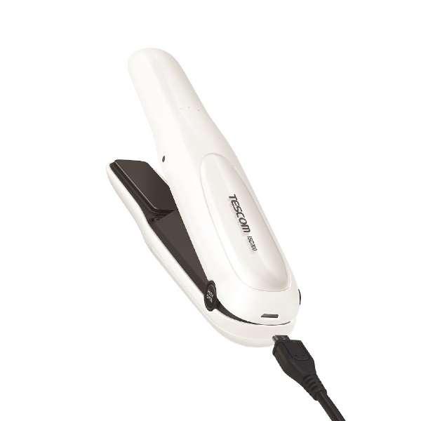 テスコム コードレスヘアアイロン ホワイト 充電式(コードレス) 国内・海外対応 ISC200 W