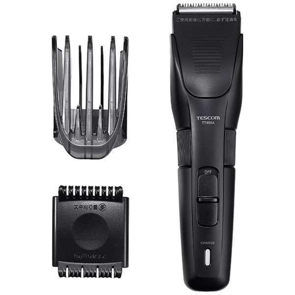 テスコム ヘアカッター バリカン 充電・交流式 ブラックTT490A(K)