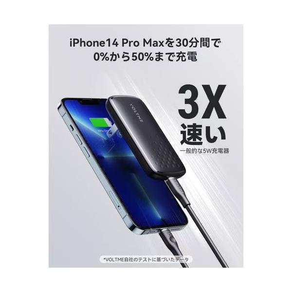 ボルトミー VOLTME USB急速充電器 Revo 65 EVO USB PD(パワーデリバリー)対応 65W USB-C×1ポート USB-C端子ケーブル付き 折りたたみ式プラグ ブラック V2099