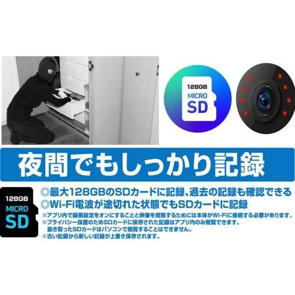 カシムラ スマートカメラ 防水・どこでも設置 KJ-189(WH)