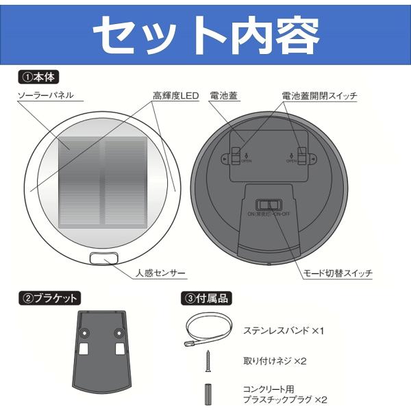 ムサシ どこでもハイブリッド ソーラーライト 3W 角型 SWL-HB101