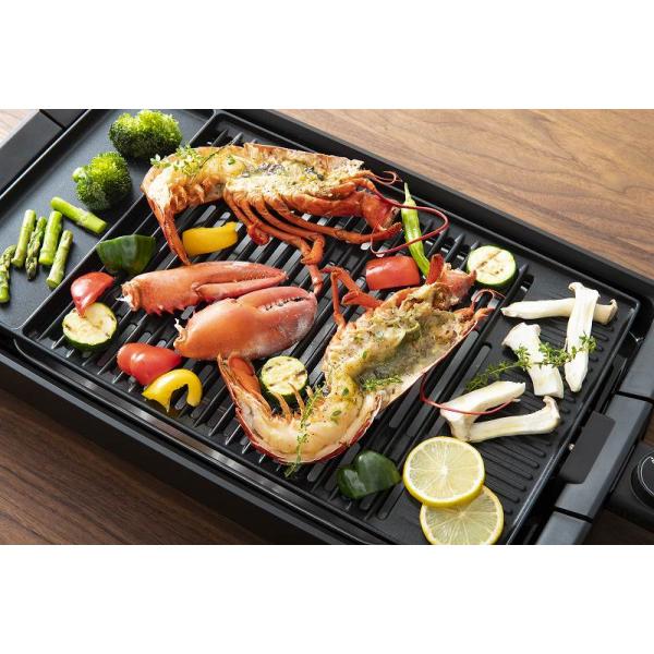ピーコック DINING BBQ 電気焼肉器 減煙ワイドタイプ ブラック WY-E130(B)